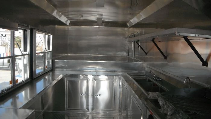 Concession Trailer 8.5'x34' Charcoal Grey - BBQ Food Event Vending 7 Concession Trailer 8.5'x34' Charcoal Grey - BBQ Food Event Vending - Image 7