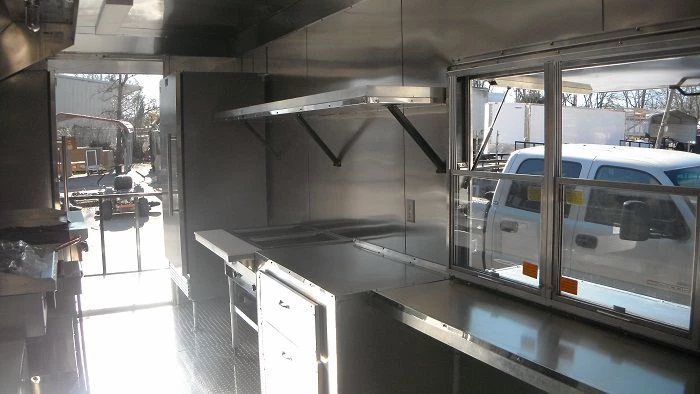 Concession Trailer 8.5'x34' Charcoal Grey - BBQ Food Event Vending 4 Concession Trailer 8.5'x34' Charcoal Grey - BBQ Food Event Vending - Image 4