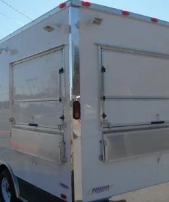Concession Trailer 8.5'x20' White - BBQ Smoker Event Catering Food -Cheap Concession Trailers Shop dscf3162 1
