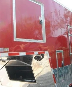 Concession Trailer 8.5'x48' Red - Gooseneck Food BBQ Smoker Catering -Cheap Concession Trailers Shop dscf6139 1
