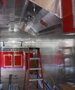 Concession Trailer 8.5'x48' Red - Gooseneck Food BBQ Smoker Catering -Cheap Concession Trailers Shop dscf6146 1