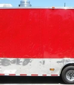Concession Trailer 8.5'x48' Red - Gooseneck Food BBQ Smoker Catering -Cheap Concession Trailers Shop dscf6336 1