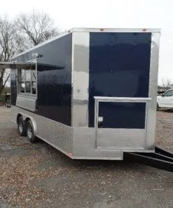 8.5' x 16' Food Concession Trailer Indigo Blue -Cheap Concession Trailers Shop hqdefault 2 16