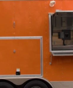 8.5' x 18' Concession Food Trailer Orange -Cheap Concession Trailers Shop img 0146