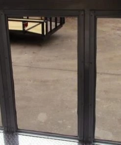 8.5' x 18' Concession Food Trailer Orange -Cheap Concession Trailers Shop img 0154