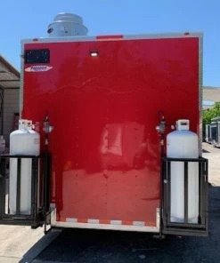 Red 8.5x24 Food Catering Concession Food Trailer with Appliances -Cheap Concession Trailers Shop img 0814 2
