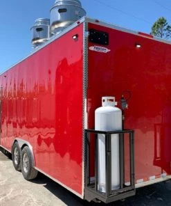 Red 8.5x24 Food Catering Concession Food Trailer with Appliances -Cheap Concession Trailers Shop img 0815 2