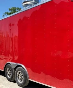 Red 8.5x24 Food Catering Concession Food Trailer with Appliances -Cheap Concession Trailers Shop img 0816 2