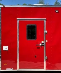 Red 8.5x24 Food Catering Concession Food Trailer with Appliances -Cheap Concession Trailers Shop img 0817 2