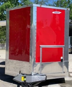 Red 8.5x24 Food Catering Concession Food Trailer with Appliances -Cheap Concession Trailers Shop img 0818 2
