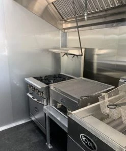 Red 8.5x24 Food Catering Concession Food Trailer with Appliances -Cheap Concession Trailers Shop img 0824 2