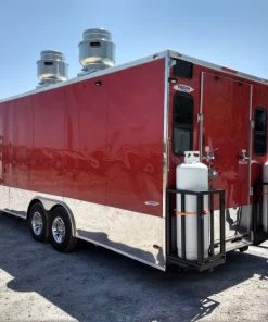 8.5' x 24' Red Concession Food Trailer With Appliances -Cheap Concession Trailers Shop img 20180430 121014837 hdr
