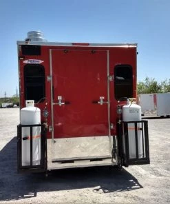 8.5' x 24' Red Concession Food Trailer With Appliances -Cheap Concession Trailers Shop img 20180430 121025984 hdr