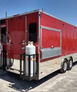 8.5' x 24' Red Concession Food Trailer With Appliances -Cheap Concession Trailers Shop img 20180430 121045245 hdr