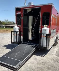 8.5' x 24' Red Concession Food Trailer With Appliances -Cheap Concession Trailers Shop img 20180430 121614281 hdr
