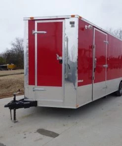 Concession Trailers 8.5'x24' Red - Food Catering Enclosed Kitchen Restroom 43 Concession Trailers 8.5'x24' Red - Food Catering Enclosed Kitchen Restroom -Cheap Concession Trailers Shop p1000340