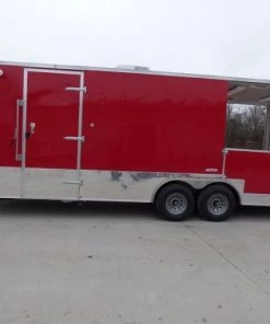 Concession Trailers 8.5'x24' Red - Food Catering Enclosed Kitchen Restroom 44 Concession Trailers 8.5'x24' Red - Food Catering Enclosed Kitchen Restroom -Cheap Concession Trailers Shop p1000341