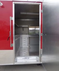 Concession Trailers 8.5'x24' Red - Food Catering Enclosed Kitchen Restroom 56 Concession Trailers 8.5'x24' Red - Food Catering Enclosed Kitchen Restroom -Cheap Concession Trailers Shop p1000352