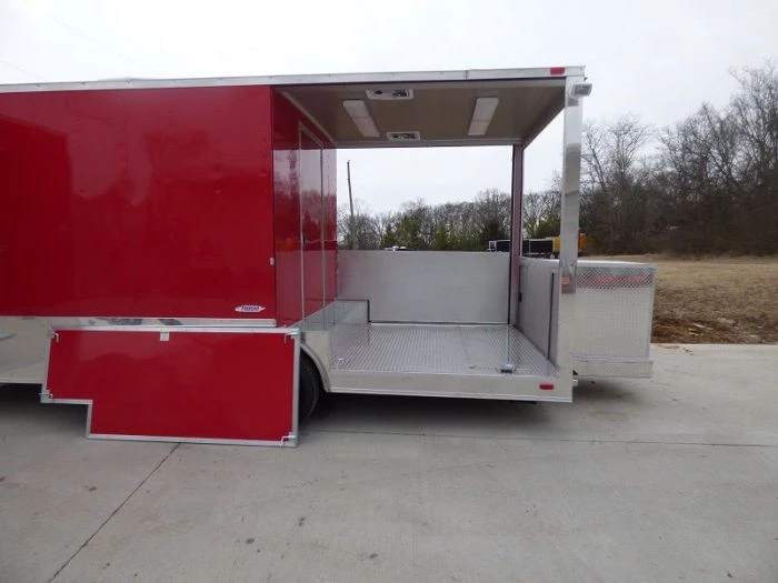 Concession Trailers 8.5'x24' Red - Food Catering Enclosed Kitchen Restroom 38 Concession Trailers 8.5'x24' Red - Food Catering Enclosed Kitchen Restroom - Image 38