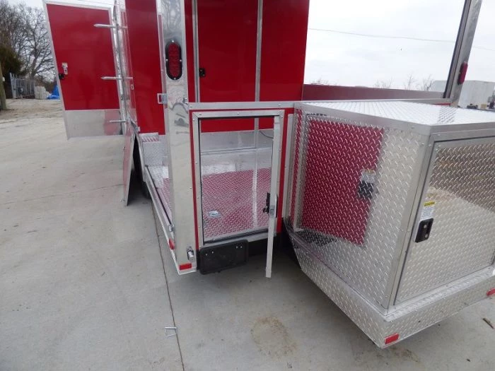 Concession Trailers 8.5'x24' Red - Food Catering Enclosed Kitchen Restroom 39 Concession Trailers 8.5'x24' Red - Food Catering Enclosed Kitchen Restroom - Image 39