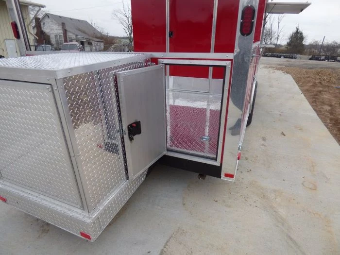 Concession Trailers 8.5'x24' Red - Food Catering Enclosed Kitchen Restroom 37 Concession Trailers 8.5'x24' Red - Food Catering Enclosed Kitchen Restroom - Image 37