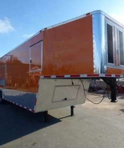 8.5' x 34' Orange Catering Event Concession Food Trailer -Cheap Concession Trailers Shop p1000379 1