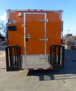 8.5' x 34' Orange Catering Event Concession Food Trailer -Cheap Concession Trailers Shop p1000384 1