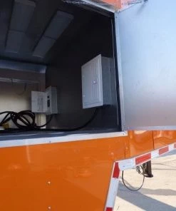 8.5' x 34' Orange Catering Event Concession Food Trailer -Cheap Concession Trailers Shop p1000389 1