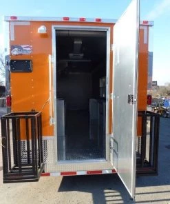 8.5' x 34' Orange Catering Event Concession Food Trailer -Cheap Concession Trailers Shop p1000392 1