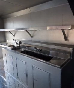 8.5' x 34' Orange Catering Event Concession Food Trailer -Cheap Concession Trailers Shop p1000404 1