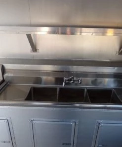 8.5' x 34' Orange Catering Event Concession Food Trailer -Cheap Concession Trailers Shop p1000410 1