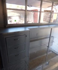 8.5' x 34' Orange Catering Event Concession Food Trailer -Cheap Concession Trailers Shop p1000416 1