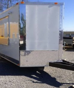 BBQ Concession Trailer 8.5'x24' White - Smoker Event Enclosed Kitchen 58 BBQ Concession Trailer 8.5'x24' White - Smoker Event Enclosed Kitchen -Cheap Concession Trailers Shop p1010178 1
