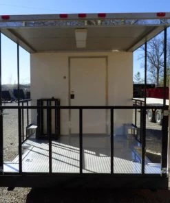 BBQ Concession Trailer 8.5'x24' White - Smoker Event Enclosed Kitchen 53 BBQ Concession Trailer 8.5'x24' White - Smoker Event Enclosed Kitchen -Cheap Concession Trailers Shop p1010181 1