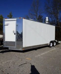 BBQ Concession Trailer 8.5'x24' White - Smoker Event Enclosed Kitchen 60 BBQ Concession Trailer 8.5'x24' White - Smoker Event Enclosed Kitchen -Cheap Concession Trailers Shop p1010185 1