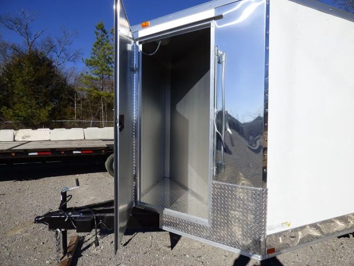 BBQ Concession Trailer 8.5'x24' White - Smoker Event Enclosed Kitchen 17 BBQ Concession Trailer 8.5'x24' White - Smoker Event Enclosed Kitchen - Image 17