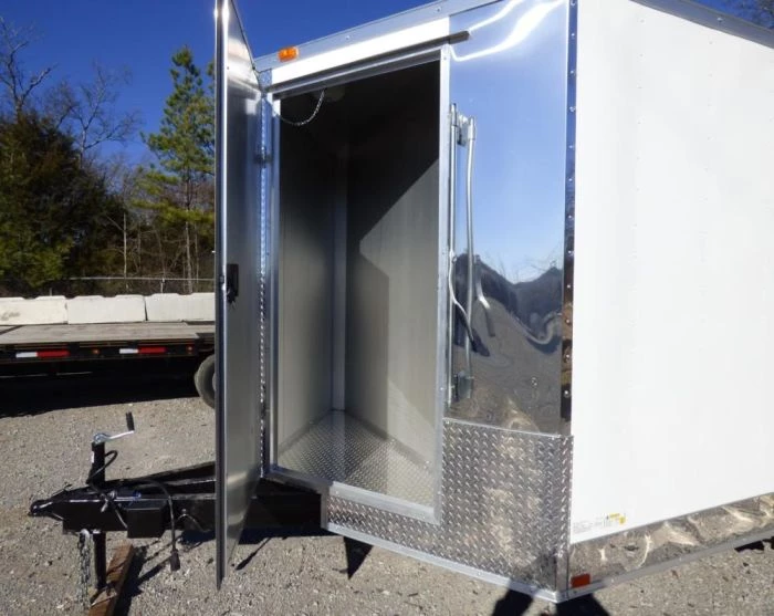 BBQ Concession Trailer 8.5'x24' White - Smoker Event Enclosed Kitchen 13 BBQ Concession Trailer 8.5'x24' White - Smoker Event Enclosed Kitchen - Image 13