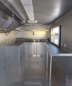 BBQ Concession Trailer 8.5'x24' White - Smoker Event Enclosed Kitchen 68 BBQ Concession Trailer 8.5'x24' White - Smoker Event Enclosed Kitchen -Cheap Concession Trailers Shop p1010193 1