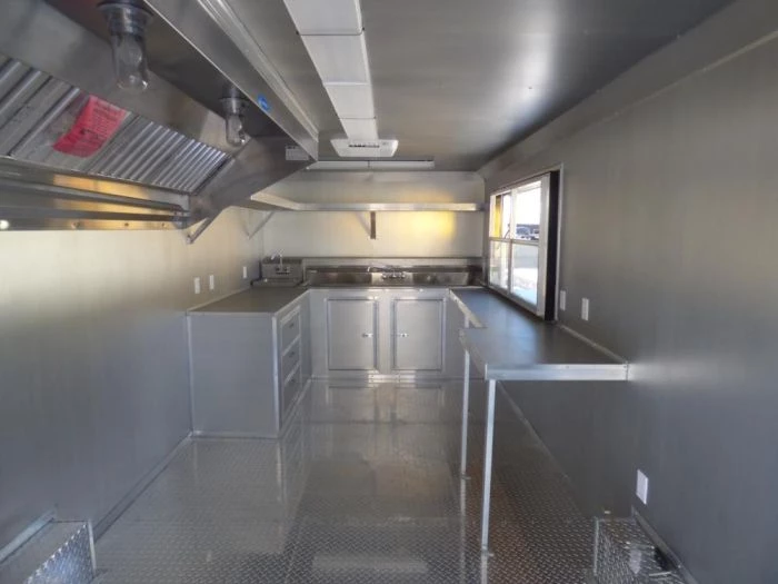 BBQ Concession Trailer 8.5'x24' White - Smoker Event Enclosed Kitchen 25 BBQ Concession Trailer 8.5'x24' White - Smoker Event Enclosed Kitchen - Image 25