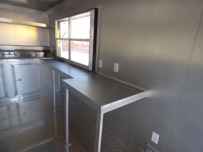 BBQ Concession Trailer 8.5'x24' White - Smoker Event Enclosed Kitchen 33 BBQ Concession Trailer 8.5'x24' White - Smoker Event Enclosed Kitchen - Image 33