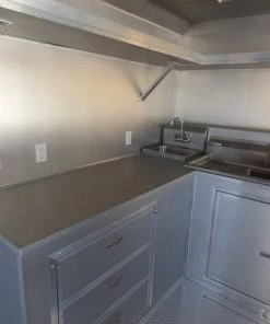 BBQ Concession Trailer 8.5'x24' White - Smoker Event Enclosed Kitchen 83 BBQ Concession Trailer 8.5'x24' White - Smoker Event Enclosed Kitchen -Cheap Concession Trailers Shop p1010196 1