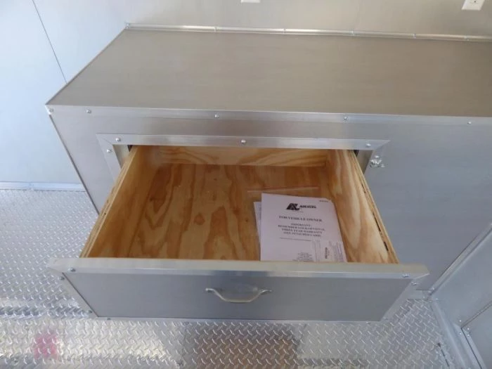 BBQ Concession Trailer 8.5'x24' White - Smoker Event Enclosed Kitchen 36 BBQ Concession Trailer 8.5'x24' White - Smoker Event Enclosed Kitchen - Image 36