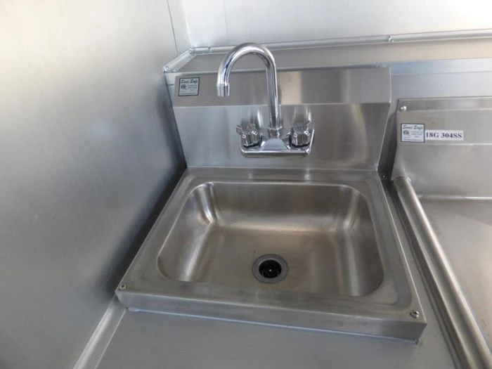 BBQ Concession Trailer 8.5'x24' White - Smoker Event Enclosed Kitchen 31 BBQ Concession Trailer 8.5'x24' White - Smoker Event Enclosed Kitchen - Image 31