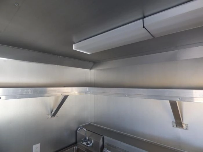 BBQ Concession Trailer 8.5'x24' White - Smoker Event Enclosed Kitchen 45 BBQ Concession Trailer 8.5'x24' White - Smoker Event Enclosed Kitchen - Image 45