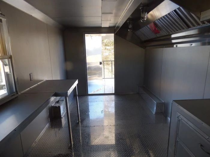 BBQ Concession Trailer 8.5'x24' White - Smoker Event Enclosed Kitchen 46 BBQ Concession Trailer 8.5'x24' White - Smoker Event Enclosed Kitchen - Image 46