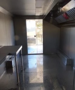 BBQ Concession Trailer 8.5'x24' White - Smoker Event Enclosed Kitchen 90 BBQ Concession Trailer 8.5'x24' White - Smoker Event Enclosed Kitchen -Cheap Concession Trailers Shop p1010204 2