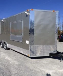 Concession Trailer 8.5'x20' Pewter - Vending Event Food Catering -Cheap Concession Trailers Shop p1010412