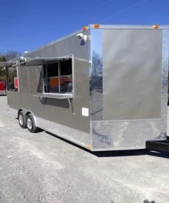 Concession Trailer 8.5'x20' Pewter - Vending Event Food Catering -Cheap Concession Trailers Shop p1010423