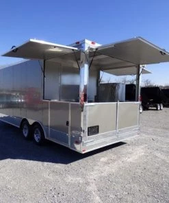 Concession Trailer 8.5'x20' Pewter - Vending Event Food Catering -Cheap Concession Trailers Shop p1010461