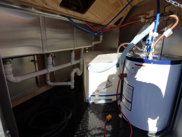 Concession Trailer 8.5' x 28' Red - Enclosed Food Catering Event 5 Concession Trailer 8.5' x 28' Red - Enclosed Food Catering Event - Image 5